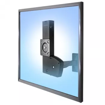 Ergotron Glide Wall Mount LD-X - kit de montaje (brazo articulado, adaptador VESA, elementos de fijación, conjunto elevador) para pantalla LCD - negro - pantalla