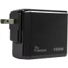 Cargador PD INTER-TECH PD-3100 100W USB-C negro fuente de alimentación rápida