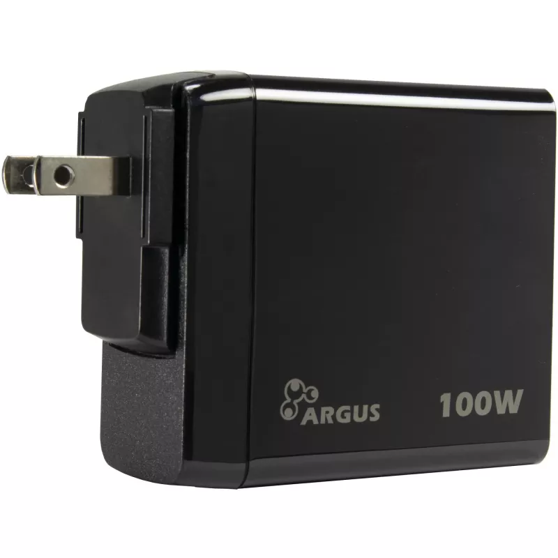 Cargador PD INTER-TECH PD-3100 100W USB-C negro fuente de alimentación rápida