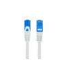 Cable de red LANBERG Cat6a S/FTP PCF6A-10CC-0100-S, 1 m, RJ-45, gris, LSZH, 500 MHz