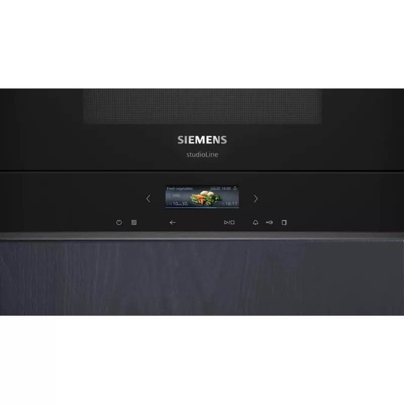 Siemens iQ700 BE732L1B1 microondas negro microondas combinado de encastre 21 L 900 W