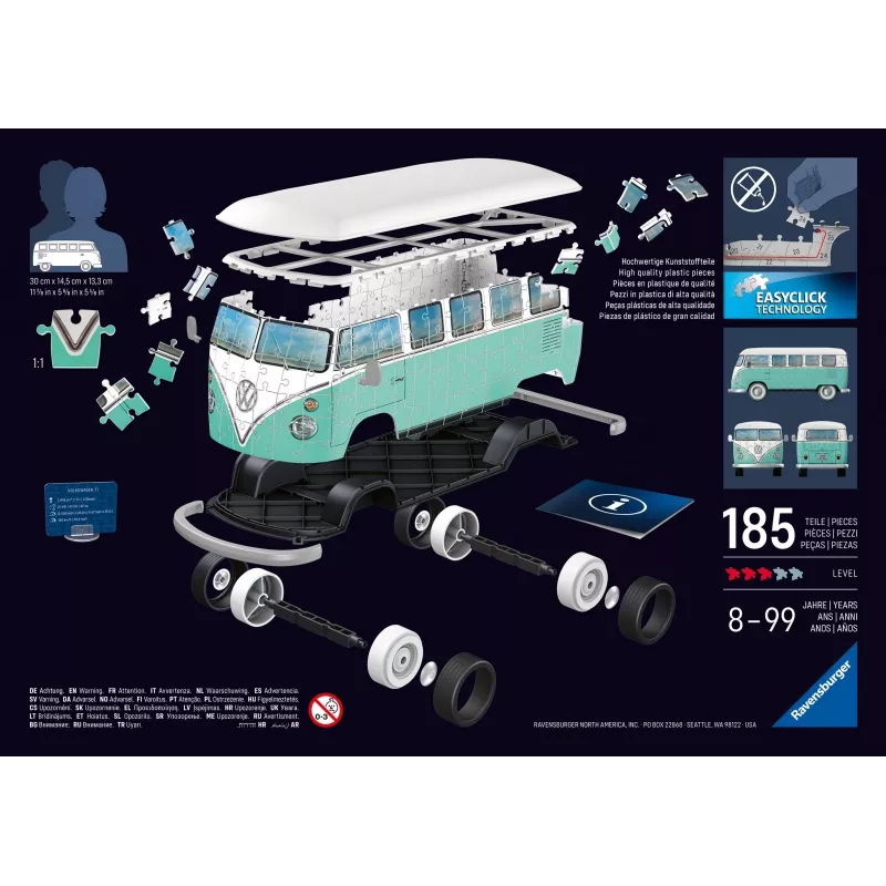 Puzle Ravensburger Volkswagen T1 162 piezas
