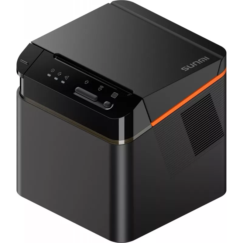 SUNMI C04020020 impresora de tickets 80 mm Kitchen Cloud Printer, térmica, con cortador, USB-C, Bluetooth, Ethernet, Wi-Fi, negra