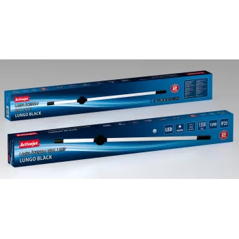 Aplique de pared LED Activejet Lungo negro