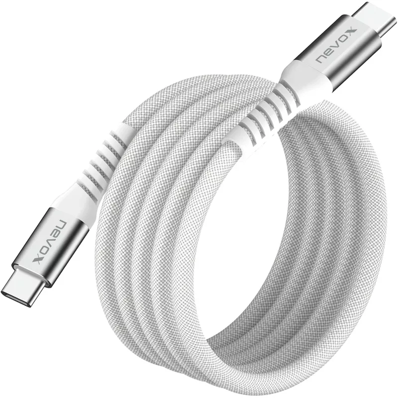 Cable USB-C a USB-C Nevox 2478 – USB 2.0, 48V 5A, 240W, conector macho a conector macho