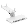 Soporte de teclado MACLEAN MC-156 W — bandeja regulable bajo mesa, carga máx. 5 kg