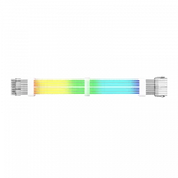 Gamemax cable alargador de fuente de alimentación VGA/CPU 2x8PIN-W, blanco