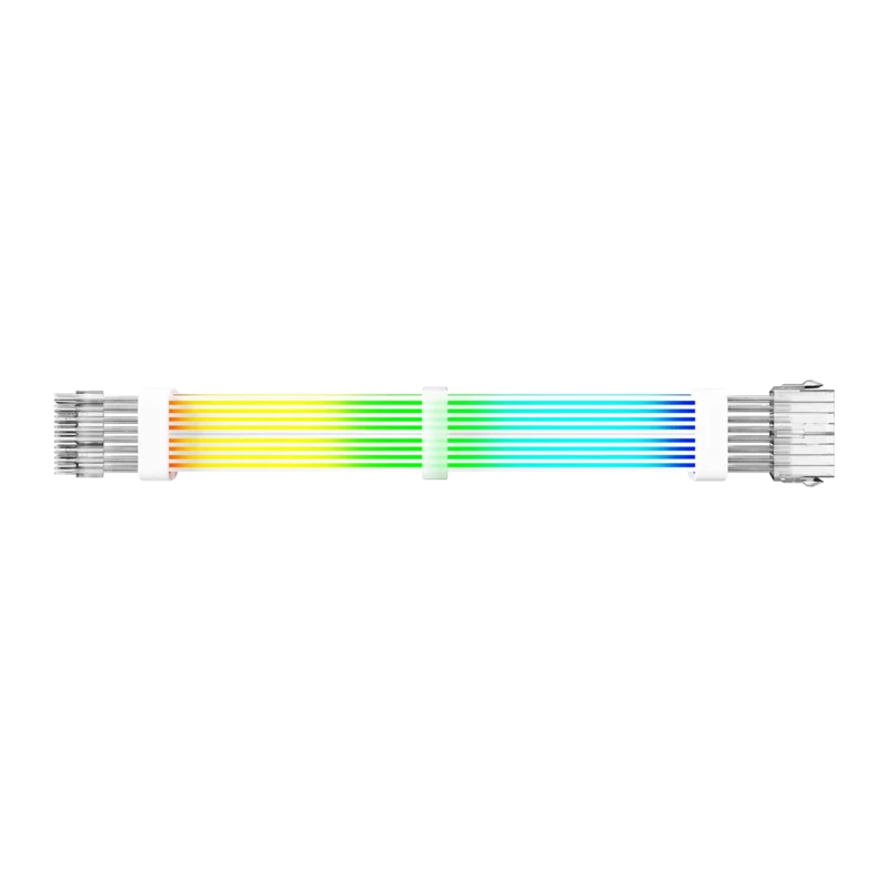 Gamemax cable alargador de fuente de alimentación VGA/CPU 2x8PIN-W, blanco