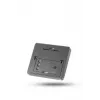 Higrómetro, termómetro y reloj combinados MOVA MTHM01 – unidad interior digital para medir la humedad relativa y la temperatura, compacta para escritorio, estantería o pared