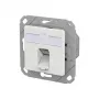 METZ CONNECT toma de conexión E-DAT C6A LSA++ 1 puerto UPk blanco tráfico