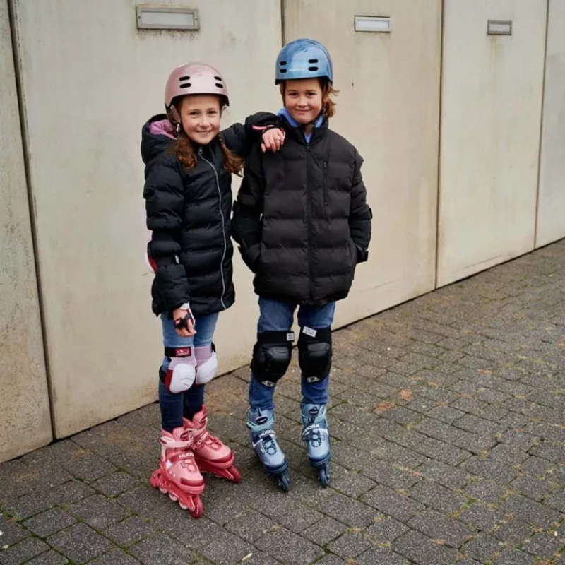 Patines en línea HUDORA Mia 2.0, talla ajustable 33–36, rosa