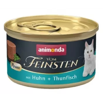 animonda Vom Feinsten Mousse con pollo y atún comida húmeda para gatos 85 g