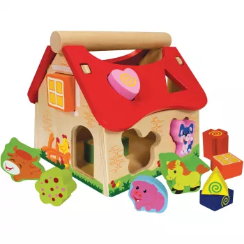 Casa de encaje, juego de habilidad 15 piezas
