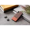 Funda para móvil man and wood para iPhone X/XS — cuadro marrón con detalles negros