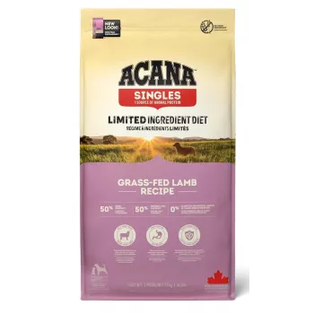 ACANA Singles Cordero alimentado con pasto - Pienso para perros - 17 kg