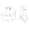 Campana extractora AKPO WK-4 Clarus Eco 60 negra