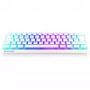 Thock Compact Wireless Pudding Onyx White, teclado gaming blanco, DE-Layout, Kailh Box Red
