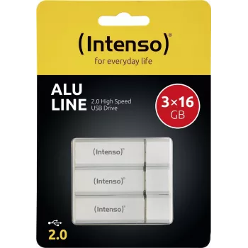 Memoria flash USB2 3X16GB/ALU Line 3521473 Intenso