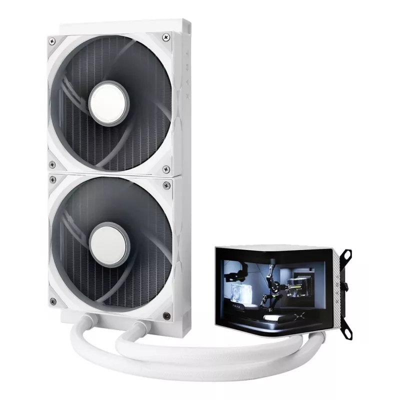 Kit de refrigeración líquida para procesador TRYX PANORAMA 280 14 cm blanco 1 ud.