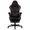 Silla gaming huzaro Force 4.6 — asiento ergonómico de tejido, altura ajustable, inclinable, soporte lumbar, 130 kg máx., ancho de asiento 41 cm