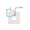 Interruptor táctil individual Spring modelo 0 cristal negro
