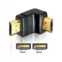 Adaptador HDMI macho 90° hacia abajo DeLOCK 65073