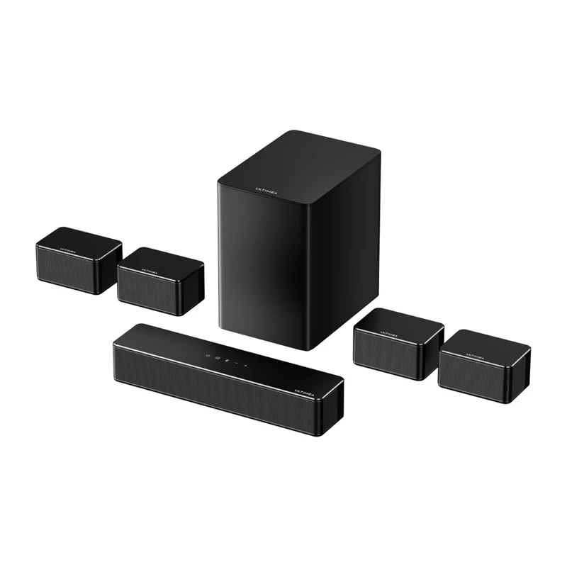 Barra de sonido Ultimea Poseidon D70 — sistema de cine en casa compacto, modelo UC00Q