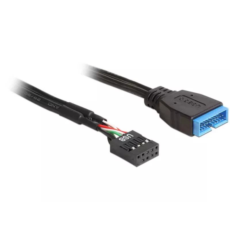 Cable USB interno DeLOCK 83776 0,45 m conector macho a conector hembra