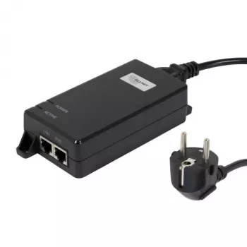 Inyector PoE ALLNET ALL-PI102-BT60-5G 60W, carcasa de plástico, PoE++ de un solo puerto