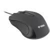 Ratón USB con cable, 3 botones, superficie engomada, 1000 DPI