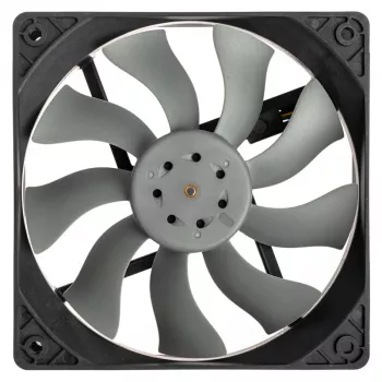 Ventilador Akasa OTTO SF12 Ventilador de caja de ordenador 12 cm Negro Gris