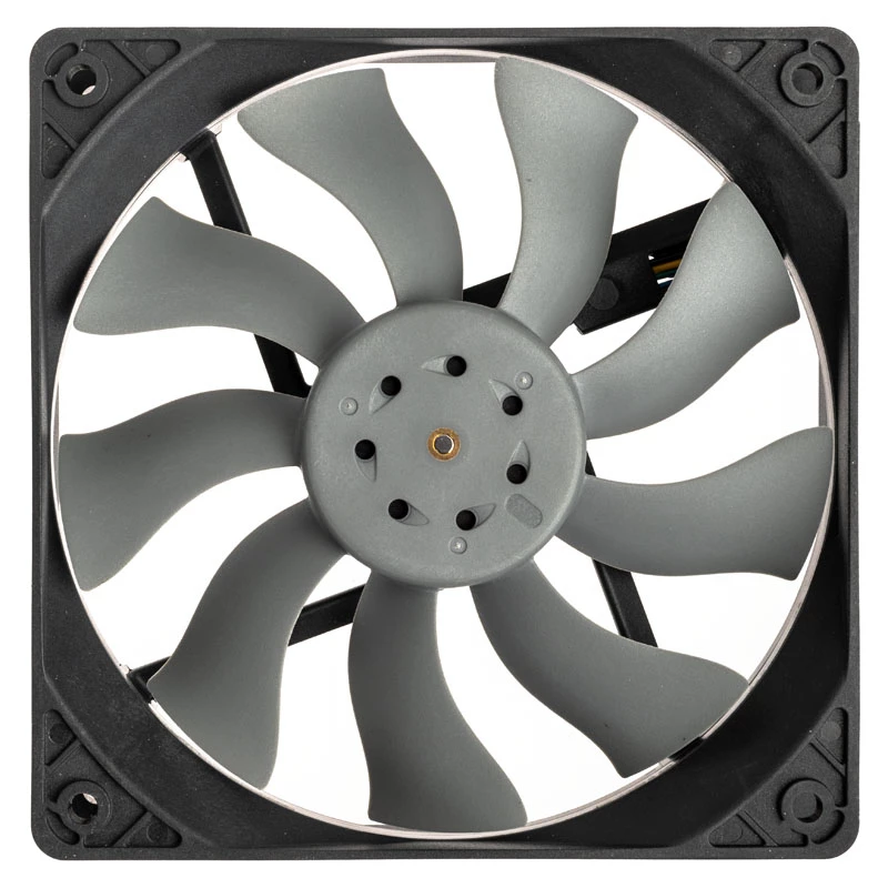 Ventilador Akasa OTTO SF12 Ventilador de caja de ordenador 12 cm Negro Gris