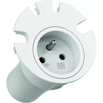 Cable alargador de corriente Bachmann LOOP IN 2m 1 toma AC interior blanco