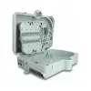 Caja de distribución de fibra óptica DeLOCK 24 puertos IP65 impermeable gris