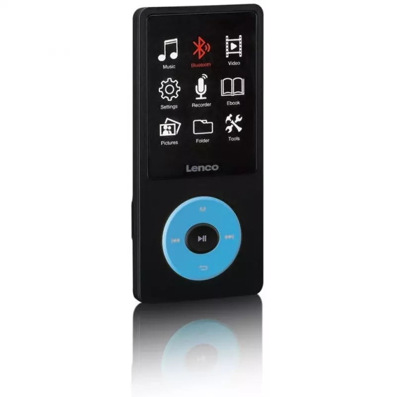 Reproductor MP3 Lenco Xemio-860BU 8 GB Negro Azul LCD 18 h de reproducción