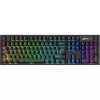 Teclado mecánico Sharkoon OfficePal KB70W — interruptores lineales, diseño tenkeyless