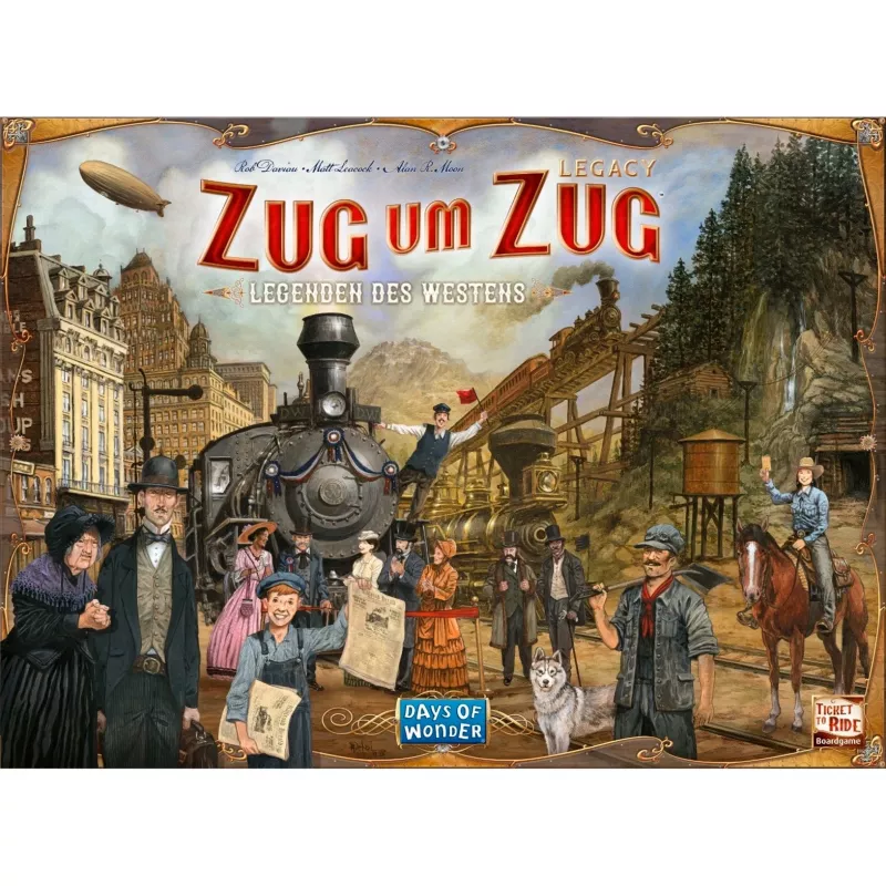 Aventureros al Tren Legacy: Leyendas del Oeste, juego de mesa
