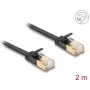 Cable de red DeLOCK RJ45 Cat.6A conector macho a conector macho U/FTP 2 m negro