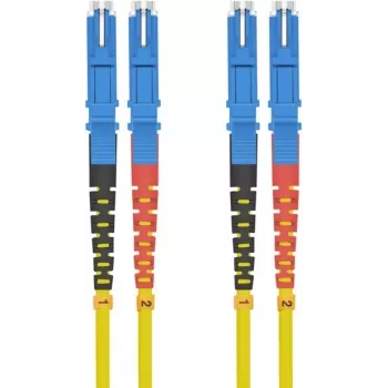 Latiguillo de fibra óptica helos E2000/E2000 dúplex 9/125µm OS2 0,5 m