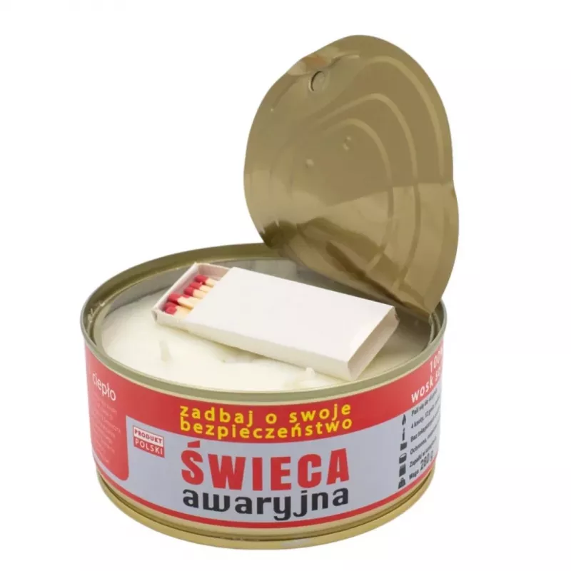 Vela de supervivencia HASKE Pro para emergencias 280 g, 48 h