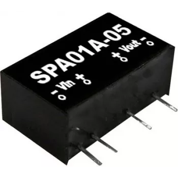 Fuente de alimentación/convertidor Mean Well SPA01B-12, entrada 18–36 V, salida 12 V, 1 W