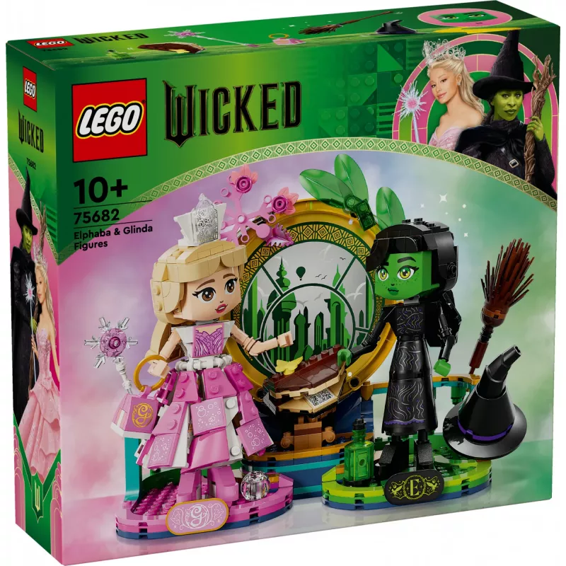 LEGO Wicked Figuras Elphaba y Glinda 75682 – Set de minifiguras de coleccionista