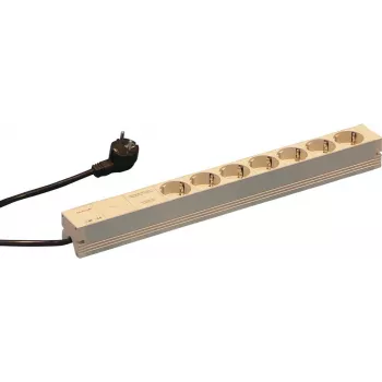 Unidad de distribución de corriente (PDU) Schroff 60110-214 7 salidas AC 1U gris (60110214)