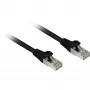 Cable de red Sharkoon Cat.6a SFTP RJ-45 Cat6a 1 m negro