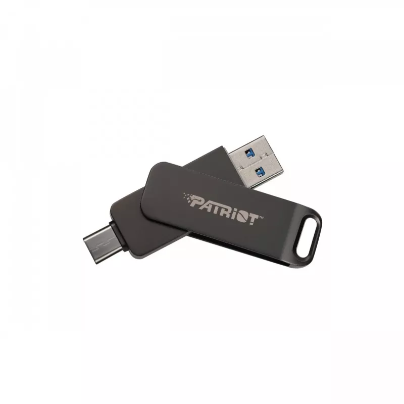 Memoria USB PATRIOT Rage R550 1TB 100 MB/S USB A+C diseño giratorio (PE1TR550DSAD) negra