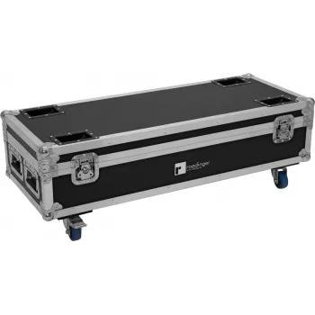 Flightcase Roadinger para 8x AKKU UP-4 QuickDMX con función de carga, modelo 31005144
