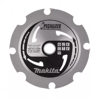 HOJA DE SIERRA CIRCULAR MAKITA 165x20x4Z ESPECIALIZADA PARA PLACAS DE FIBROCEMENTO