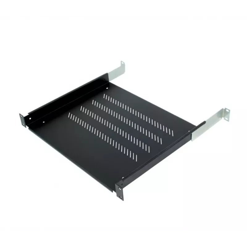 Bandeja de 19 pulgadas Triton RAB-UP-550-A4 1U 550 mm 80 kg plástico negro