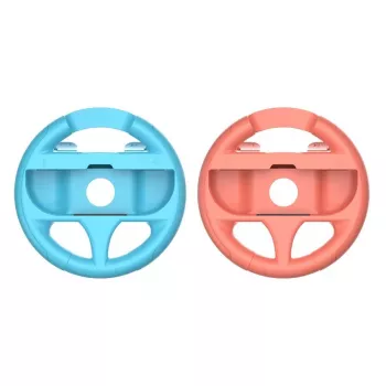 Volante mod Subsonic pack de 2 volantes para Switch y Switch 2 rojo turquesa