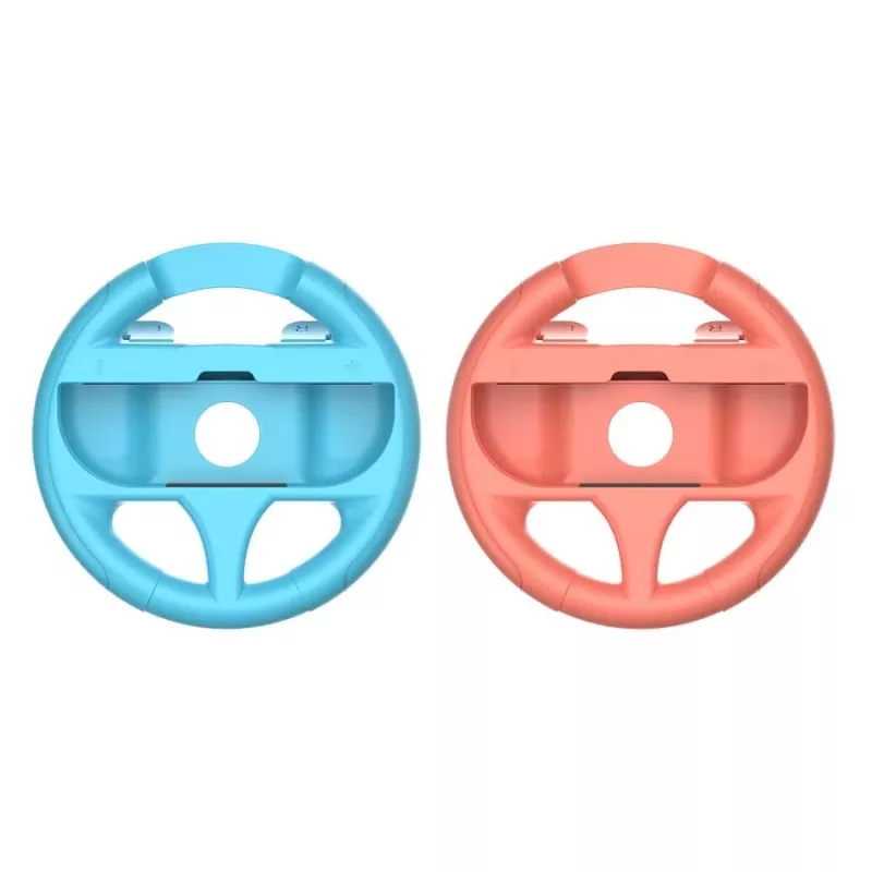 Volante mod Subsonic pack de 2 volantes para Switch y Switch 2 rojo turquesa